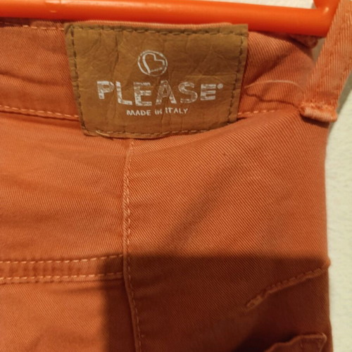 Please Italian orange jeans size M used