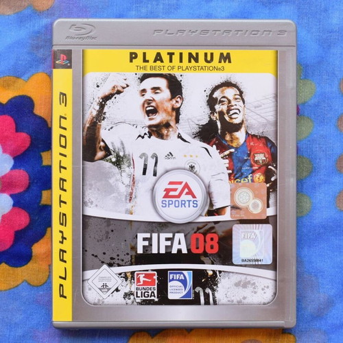 Fifa 08 PS3 used, box and manual only, German manual