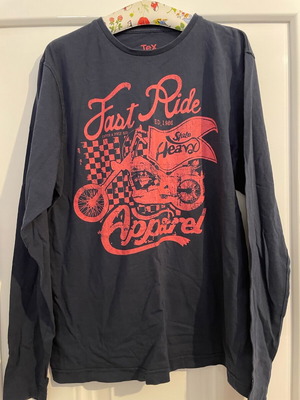 Fast Ride Apparel μπλε μακρυμάνικο μπλουζάκι αγοριών S μεταχειρισμένο