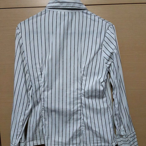 Striped women's shirt like new, size XXL, black and white