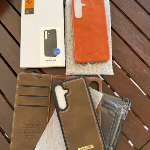Galaxy S25 5G phone cases new, Spigen, Melco leather, Caseme MagSafe