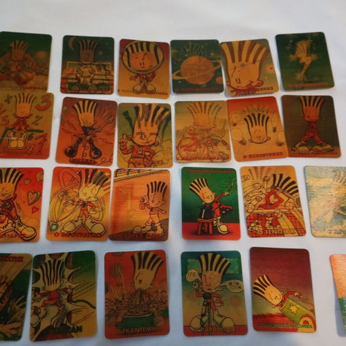 3D Chipicao collectible cards used, set of 34