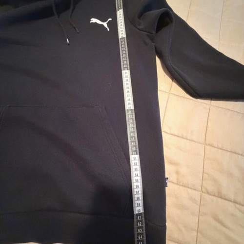 Puma black sweatshirt used, size 164 cm S, boys'