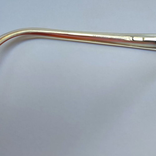Lightec Morel Griff Eyeglass Frame used, orange and silver