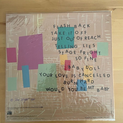 Chic Take It Off LP used