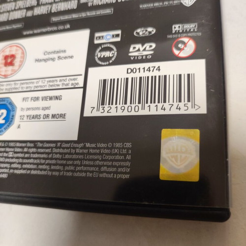 The Goonies DVD like new, adventure with subtitles