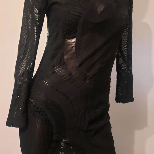 Women's lace tunic black, like new, size M