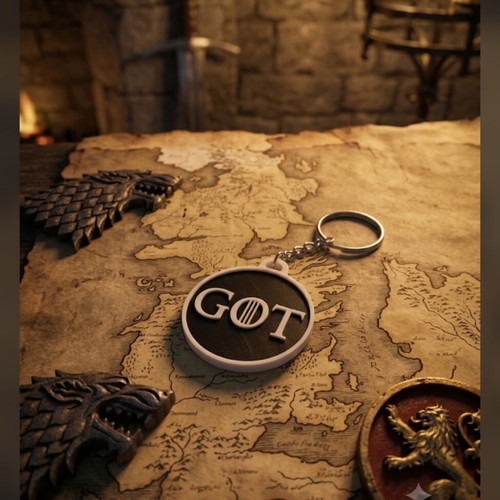 Game of Thrones Premium 3D Printed Keychain new