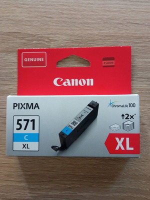 Canon CLI-571XL Γνήσιο Μελάνι Εκτυπωτή InkJet Κυανό Νέο Σφραγισμένο