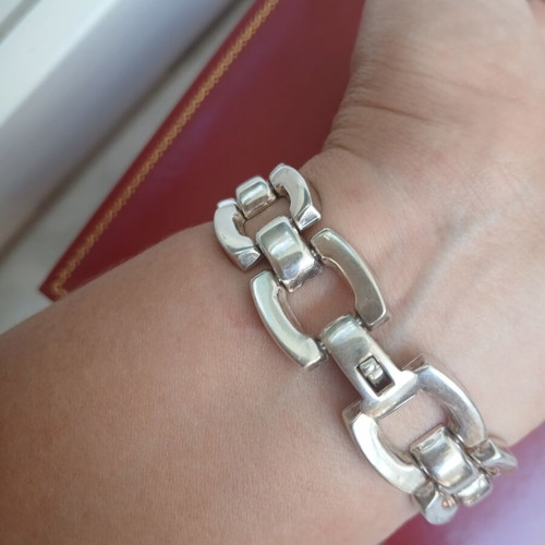 925 silver solid bracelet, 30 grams, 18 cm
