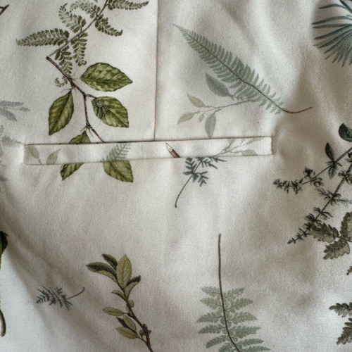 Mango floral cotton pants
