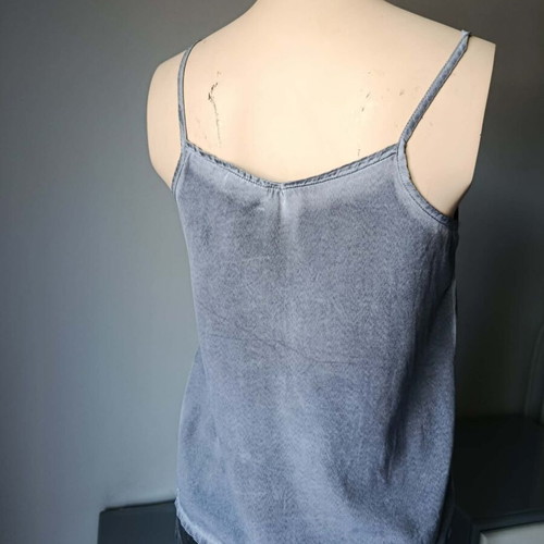 Noisy May top used, grey, size S with zipper