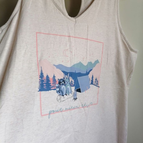 La Vie en Rose top with built-in bra XL, like new