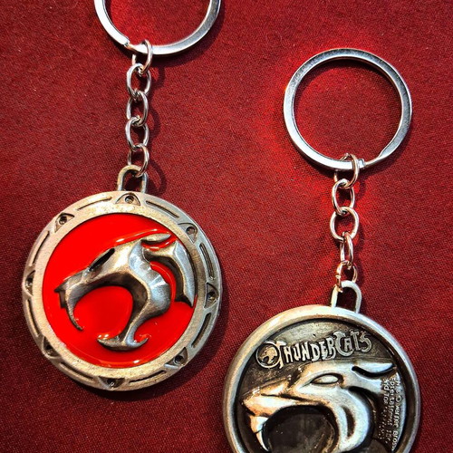 Thundercats Metal Embossed Keychain double-sided new