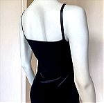  RALPH LAUREN Φόρεμα από ΜΑΥΡΟ ΒΕΛΟΥΔΟ - Cocktail Dress - Size SMALL / X-SMALL