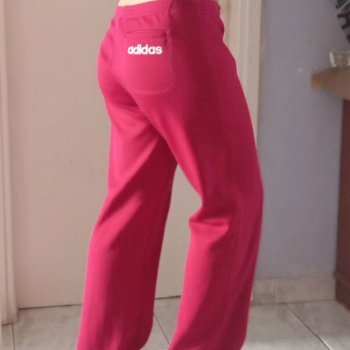 Adidas tracksuit used, burgundy, size M