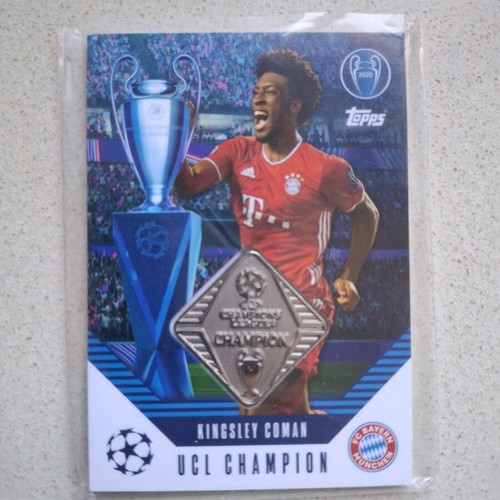 Kingsley Coman Topps Match Attax Relic Card new