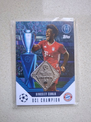 Kingsley Coman Topps Match Attax Relic Card new