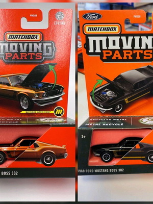 Matchbox Moving Parts Ford Mustang Boss 302 pack new sealed