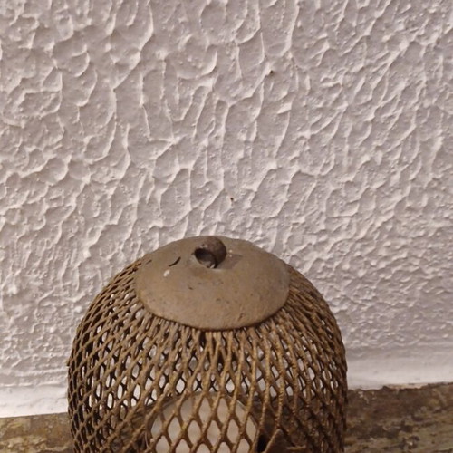 Hanging decorative candle holder used, vintage