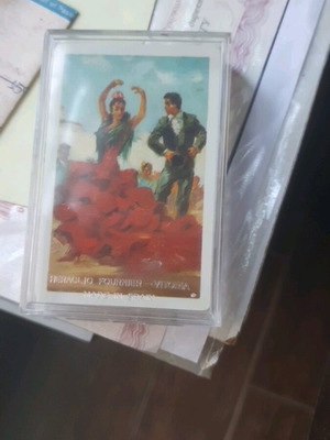 Spanish collectible playing cards used with artwork