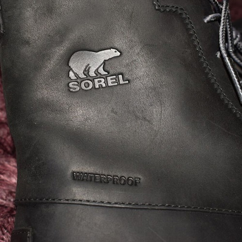 Sorel Madson waterproof mid black shoes, new, size 44.5
