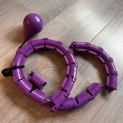 Smart Weighted Hula Hoop purple, adjustable, excellent condition