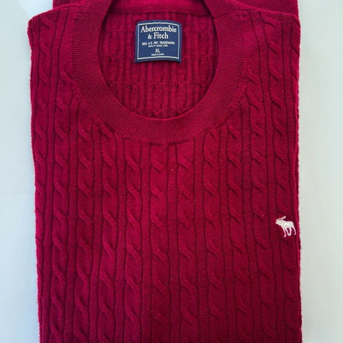 Abercrombie & Fitch XL sweater red like new