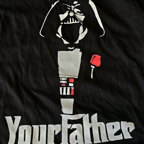 Darth Vader Disney backpack like new, black textile