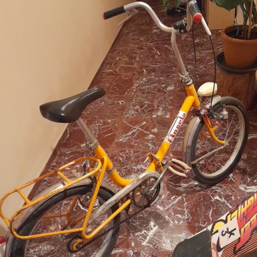 Vintage Angella Folding Bicycle 70's used, functional