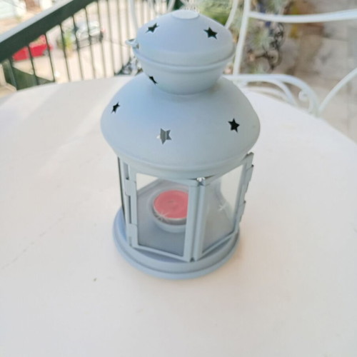 Metal lantern like new for tealight