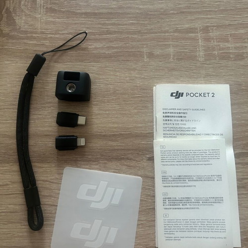 DJI Pocket 2 4K Vlogging Camera like new with accessories and ring light