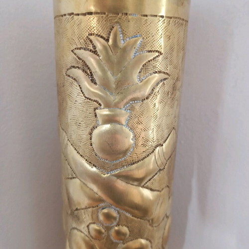 Brass German World War I Shell Casing like new