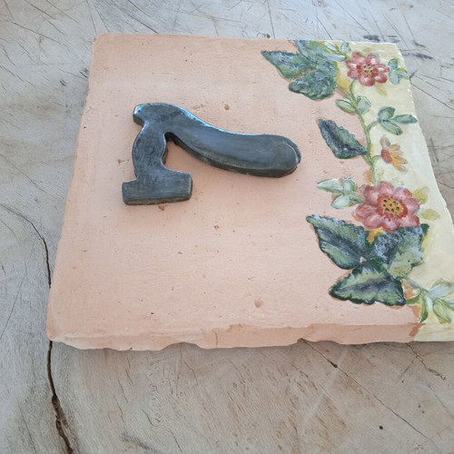Decorative Handmade House Numbers Teracotta Tile Custom Order