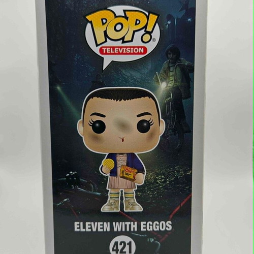 Funko Pop Stranger Things Eleven With Eggos Chase No.421 like new