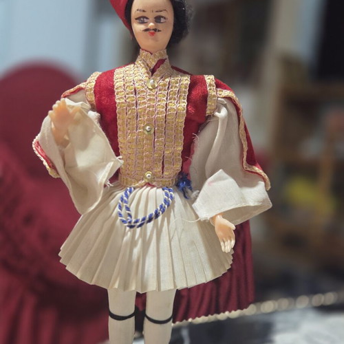 Tsolias figure traditional costume used, approx. 20cm