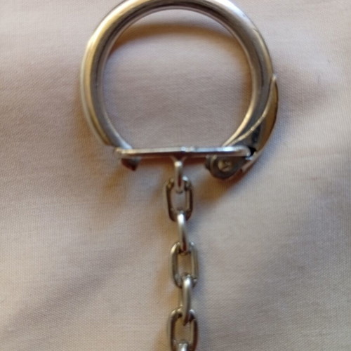 Misko vintage promotional keychain used, 1970s-80s
