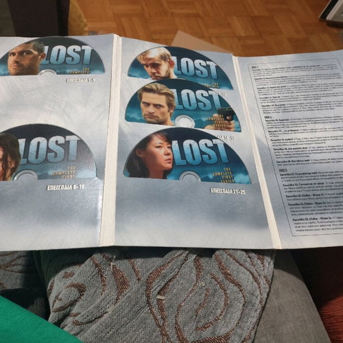 Lost box set with 10 DVDs from first and second season