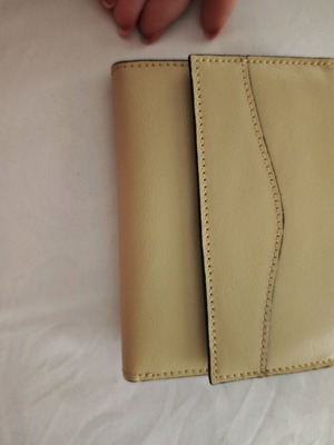 Loisir leather wallet PU new, beige