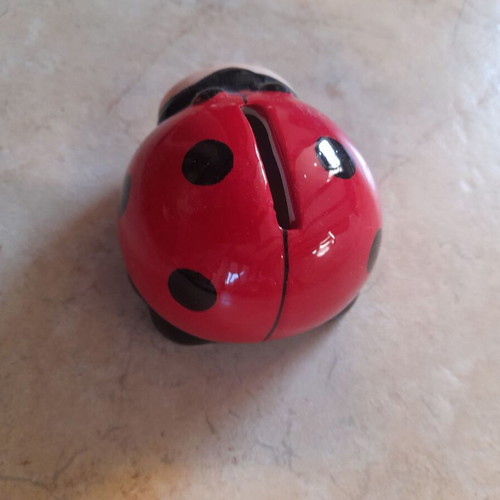 Ladybug small piggy bank