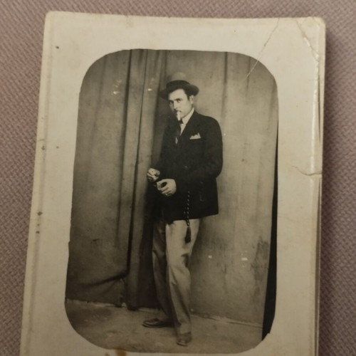Napoleon Lapathiotis Authentic Vintage Photograph Postcard used