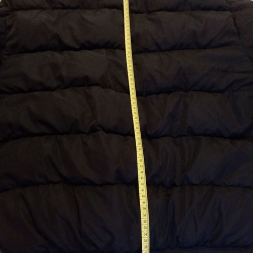 Wrangler men's black down jacket used, khaki interior, size M