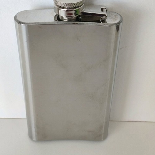 Lenin USSR flask used, steel