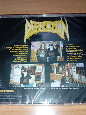 Defecation Purity Dilution CD new, sealed