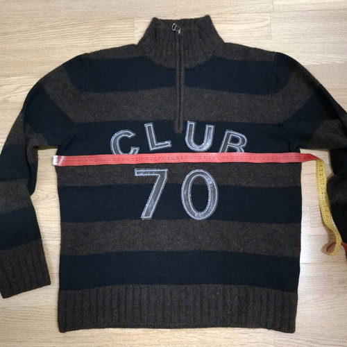 Hugo Boss wool sweater Medium like new, brown-black