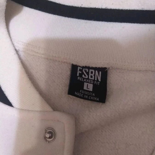 Reckless men's beige thick jacket used, size L