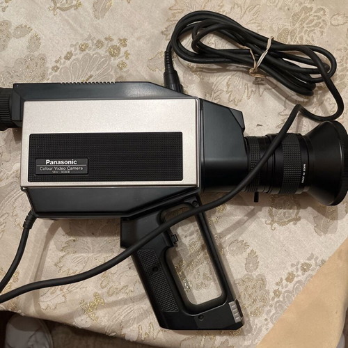 Panasonic colour video camera WV 3030E used vintage, for collectors