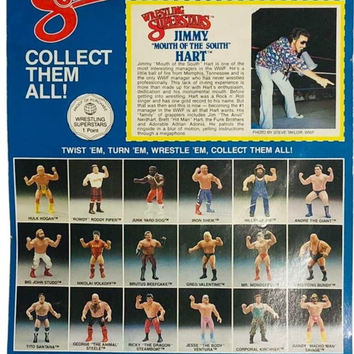 Vintage LJN Wrestling Superstars Manager Slick figure new, sealed card