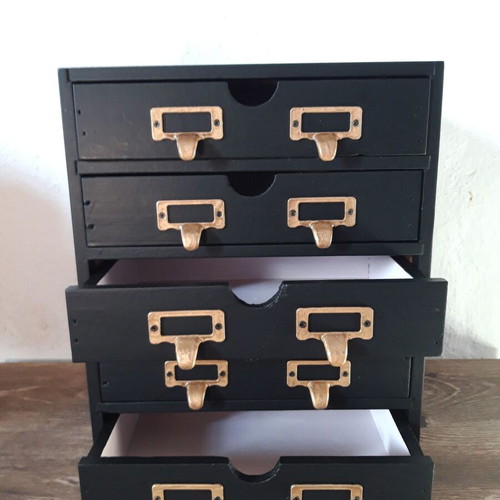 Wooden office drawer unit new with 5 drawers