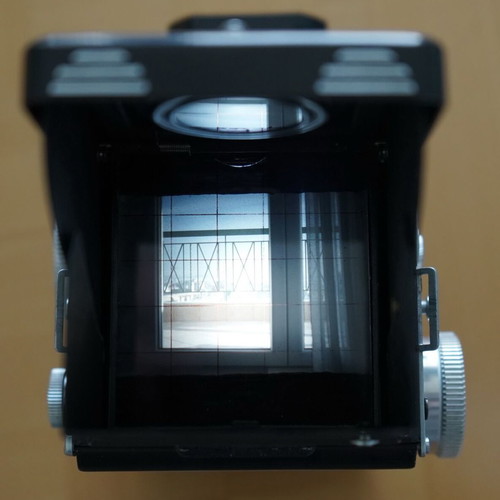 Rolleicord Va used with meter and mask for 6-4.5